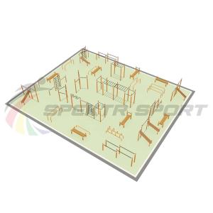 Купить Парковая площадка для Воркаут и WRK 6_76mm в Белом 